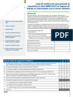 WTP Workplace Covid 19 Checklist Spanish 061620 508