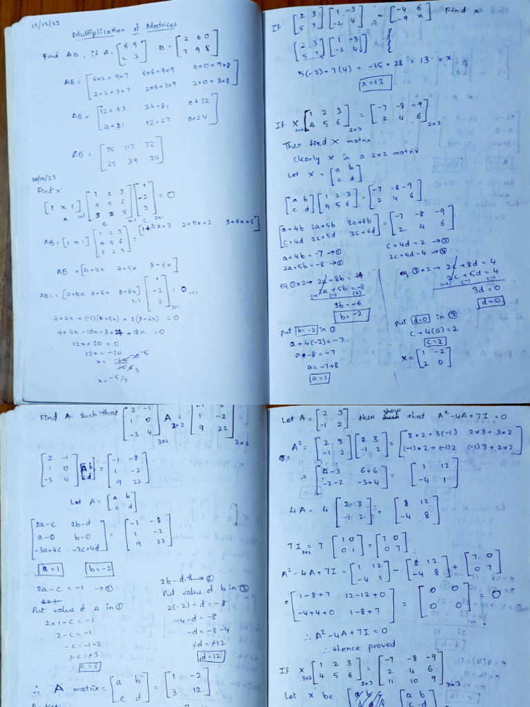 Maths M & D | PDF