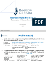 Interés Simple - Problemas