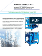 VHF Purificadora M&H HYDRAULIC CONTROLS ESPAÑOL-1