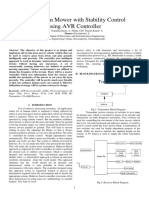 Journal Paper For Smart Lawn Mower With Stability Control Using AVR Controller