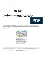 Servicio de Telecomunicación - Wikipedia, La Enciclopedia Libre