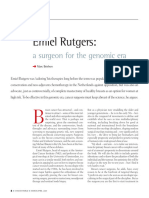 Emiel Rutgers: A Surgeon For The Genomic Era