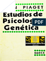 Estudios de Psicología Génetica