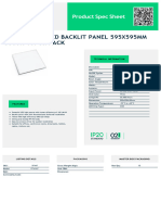 VT-6167 48W Led Backlit Panel 595X595MM 6500K 10pcs/pack