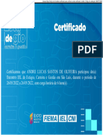 Certificado André Lucas - IEL