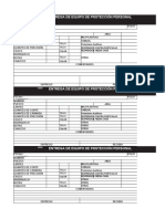 Formato Entrega de Equipo de Seguridad 2019