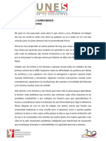 Discurso de La Rectora de UNES en Acto de Grado 1ra. Cohorte