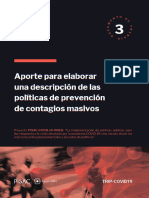 Aporte para Elaborar Una Descripción de Las Políticas de Prevención de Contagios Masivos