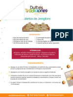 Receta Galletas de Jengibre