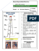 Safety Topic CSA 002 Trabajo Con Escalera Portatil