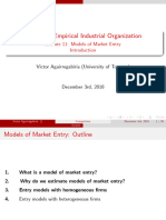 Eco310 Slides Lecture 11 Market Entry Introduction 2018