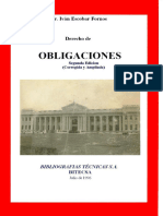 Derecho de Obligaciones Ivan Escobar Fornos