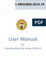 Downloading LoA 2018-19