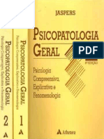 Psicopatologia Geral JASPERS 2vols