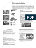 Protect Your Family From Lead in Your Home: Federally Required Lead Hazard Information and Disclosure Addendum