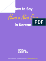Have A Nice Day: How To Say
