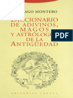 Montero Santiago - Diccionario de Adivinos Magos Y Astrologos de La Antiguedad