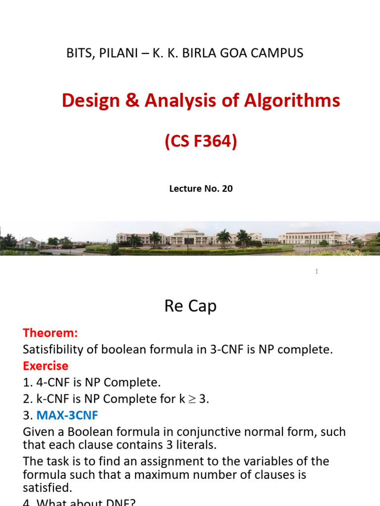 Lecture 20 | PDF