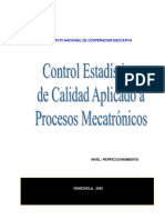 Control Estadistico de Procesos Mecatronicos
