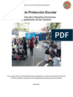 Formato de Plan de Proteccion Escolar 2022.