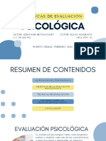 MIEP. Técnicas de Evaluación Psicológica. Edwimar Betancourt