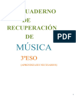 E3º. Música. Cuaderno de Recuperación