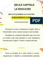 Greșelile Capitale Ale Educației