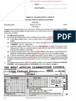 Waec Yoruba1 November 2007