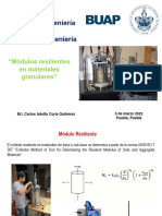 Clase 6. Módulos Resilientes en Materiales Granulares y Suelos (Primavera, 2022)