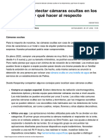 4 Formas de Detectar Cámaras Ocultas en Los Alojamientos y Qué Hacer Al Respecto