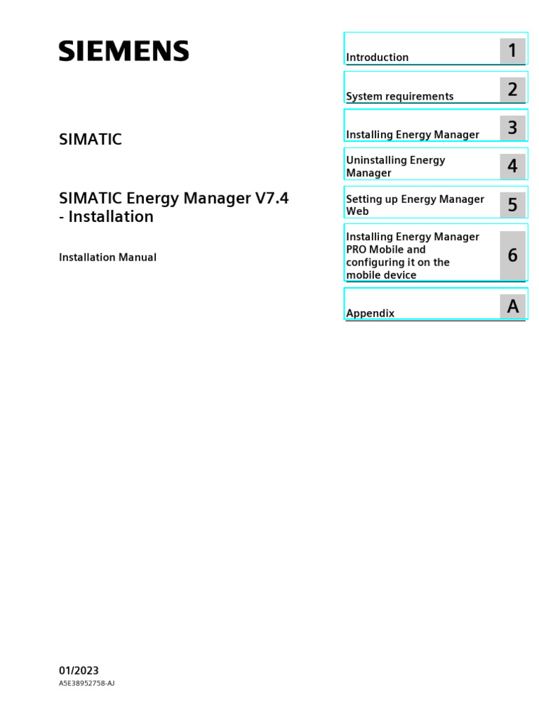 Simatic Energy Manager Pro Installation Manual en-US en-US | PDF ...