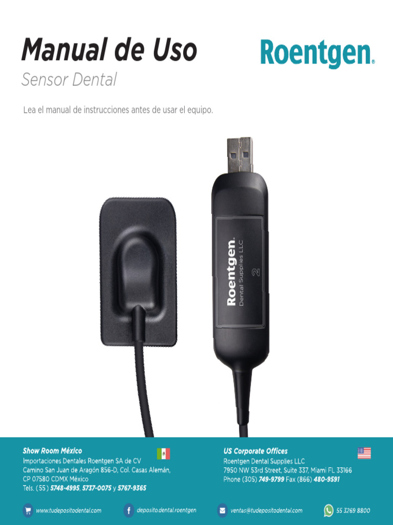 manual-sensor-roentgen | PDF | Conector eléctrico | USB
