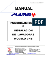 MARVA MANUAL LAVADORA InstalacionyfuncionamientoL15 v2012