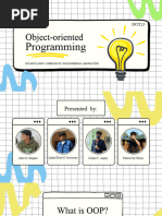 Object Oriented Programming