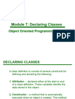 7 Declaring Classes
