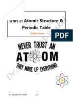 Unit 2: Atomic Structure & Periodic Table: El-Wakil