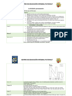 Actividades Permanentes 8 Al 19 de ENERO