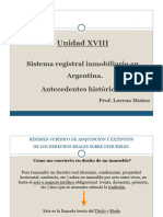 Unidad 18-Power Point-Sist Reg Inmobiliario Arg. Muñoz, Lorena