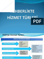 Rehberlikte Hizmet Türleri