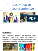 Uso Sustancias Quimicas