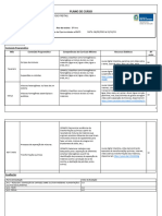 Modelo de Plano de Curso Do 6º Ano