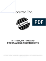 Accutron Inc.: Ict Test, Fixture and Programming Requirements