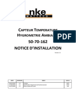 Capteur Temperature Hygrometrie Ambiante - Notice Installateur - V1.2