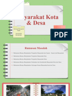 Isbd - Masyarakat Kota Dan Desa