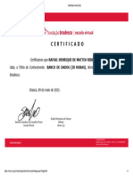 Certificado Banco de Dados - Rafael Henrique de Mattos Ribeiro