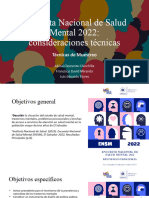 Encuesta Nacional de Salud Mental 2022