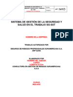 Sistema de Gestión de La Seguridad Y Salud en El Trabajo SG-SST