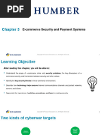 Humber College CHP 5 E-Commerce Security and Payment Systems - Inclass