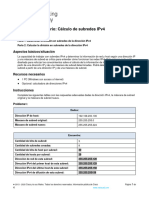 11.6.6 Lab - Calculate IPv4 Subnets